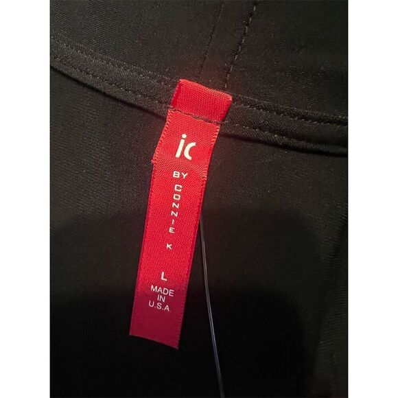 IC by Connie K Black Floral Knit Cardigan Sweater Size L Dillards - Picture 8 of 8